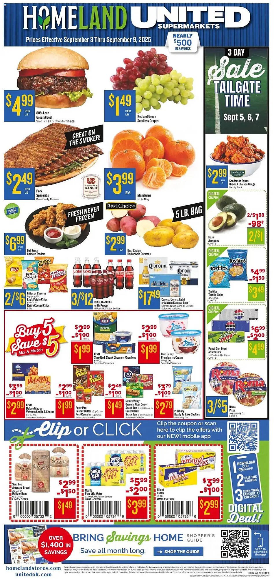 Homeland Market weekly ad (2025-09-03 - 2025-09-10) | 1
