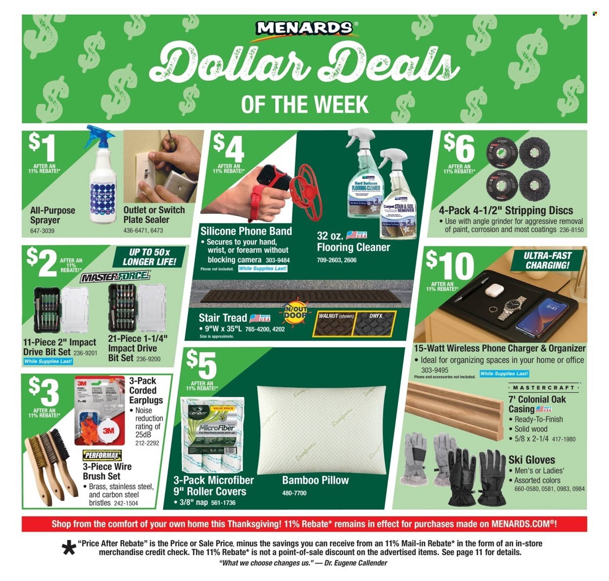 Menards weekly ad