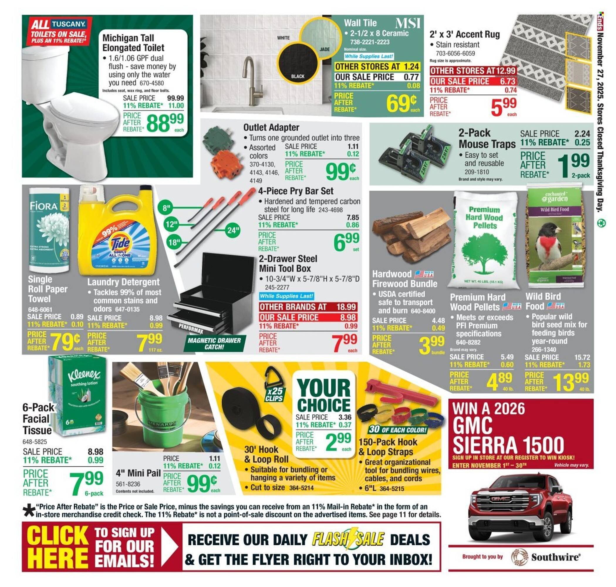 Menards weekly ad