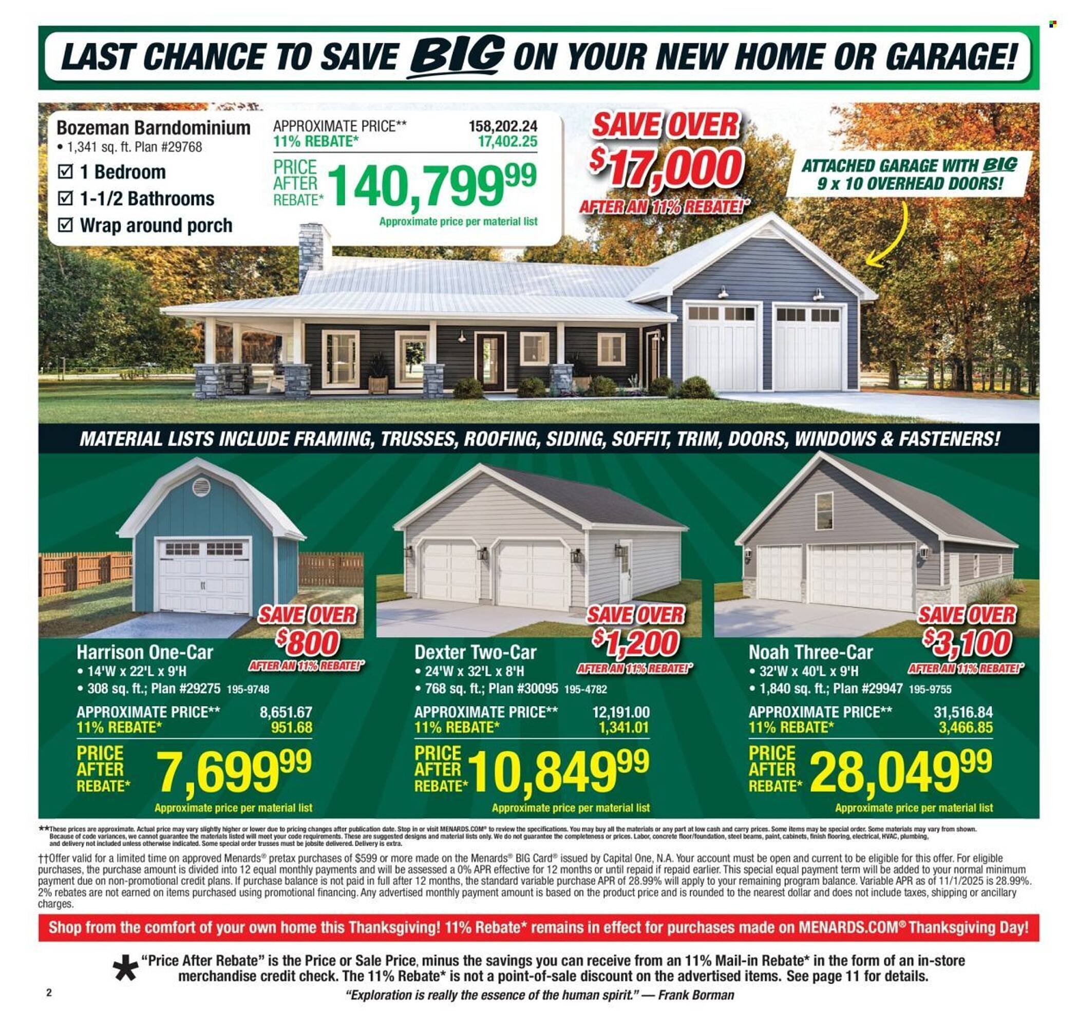 Menards weekly ad