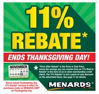 Menards weekly ad