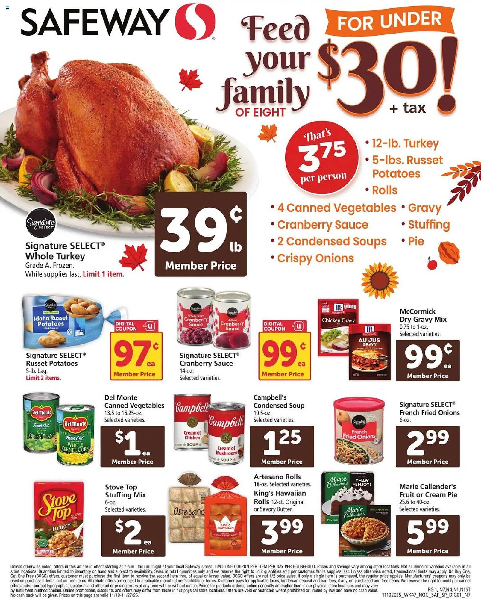 Safeway weekly ad