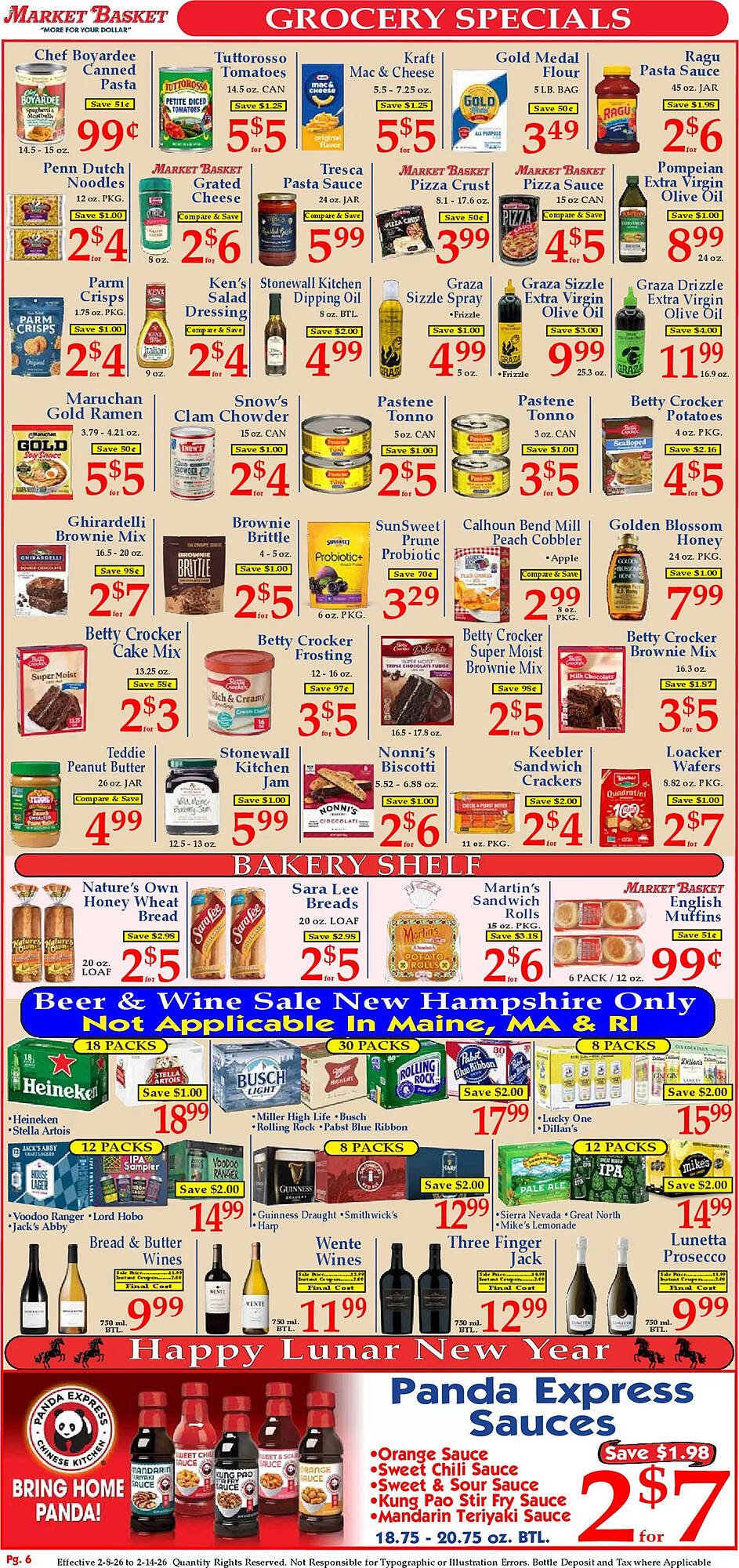 Market Basket weekly ad