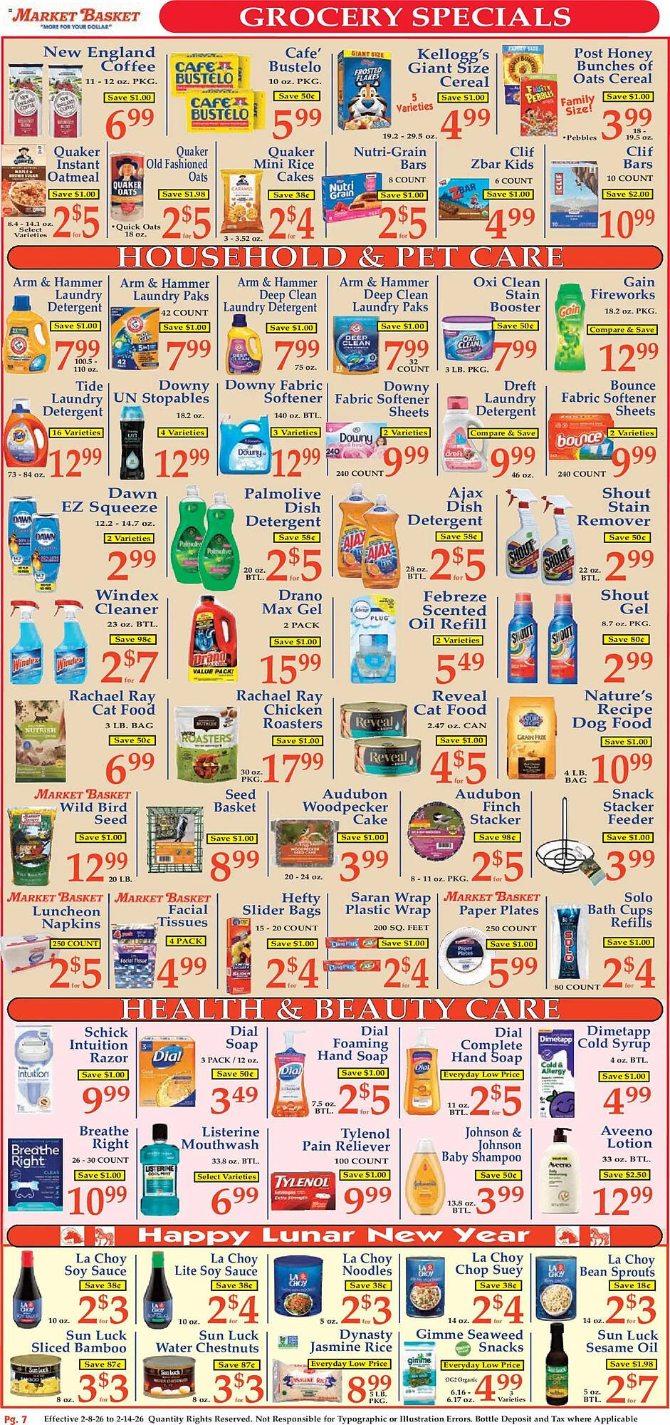 Market Basket weekly ad