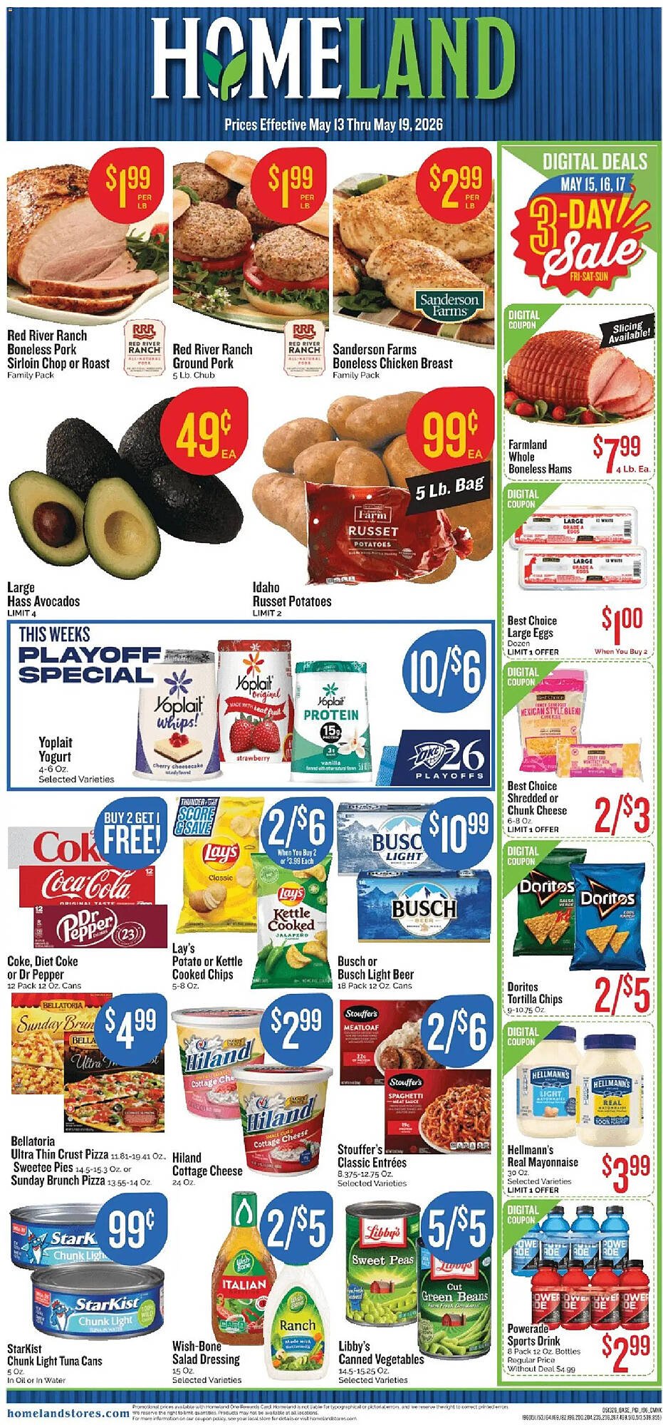 Homeland Market weekly ad