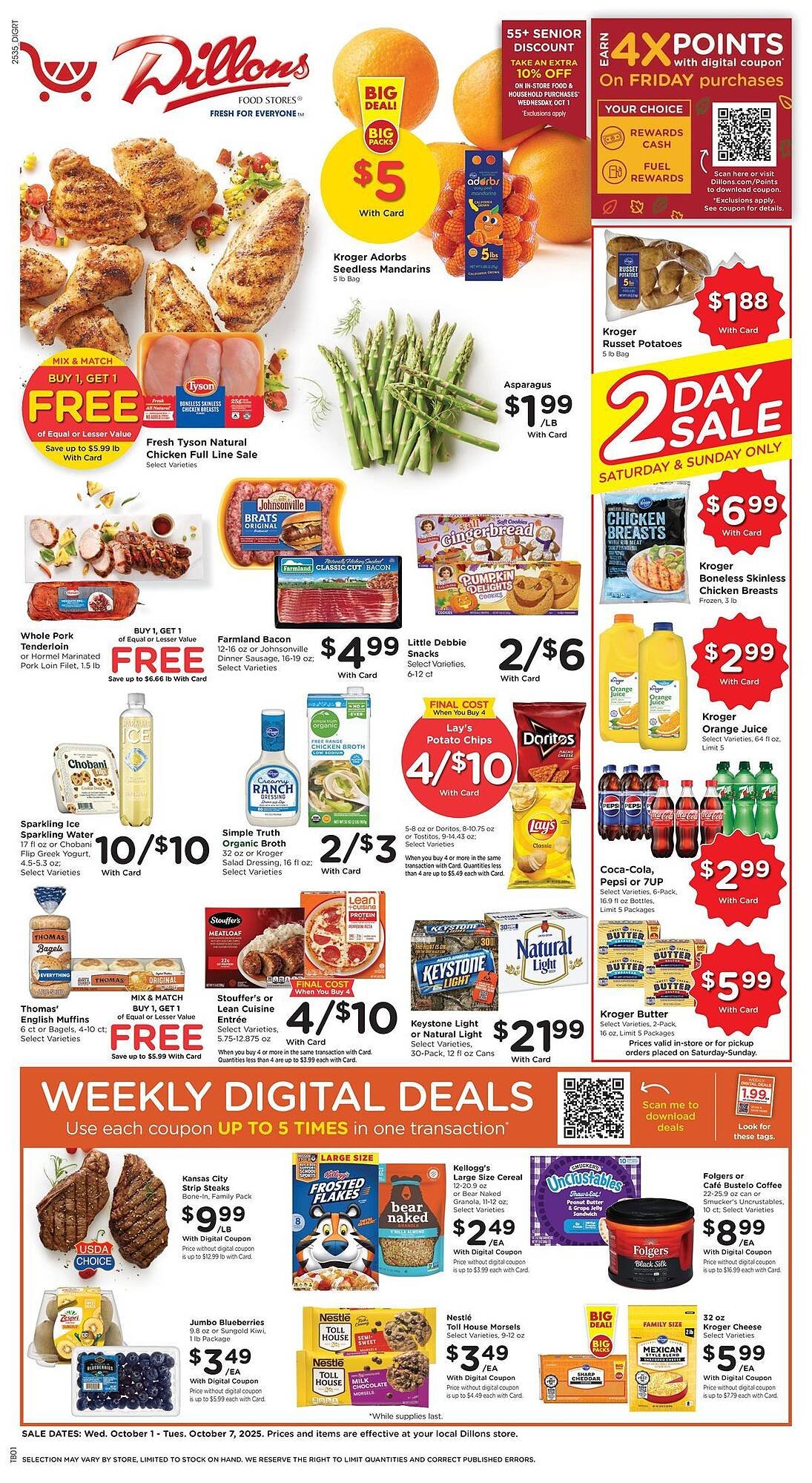 Dillons weekly ad (2025-10-01 - 2025-10-07) | 1