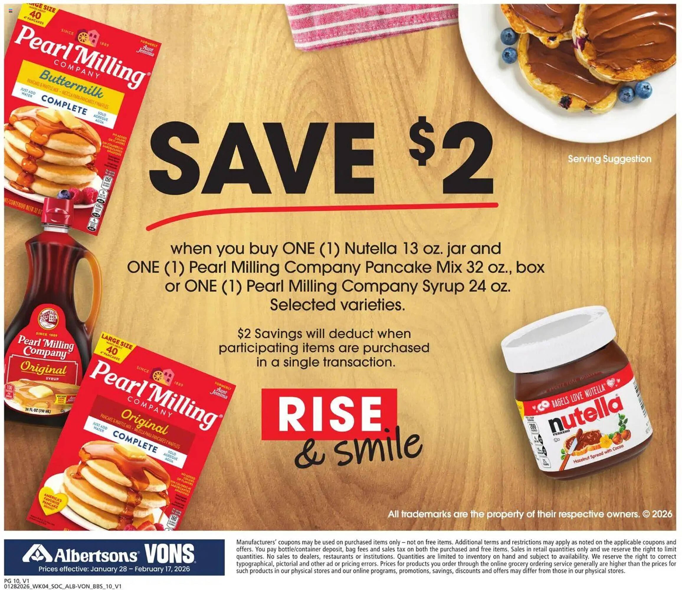 Vons weekly ad