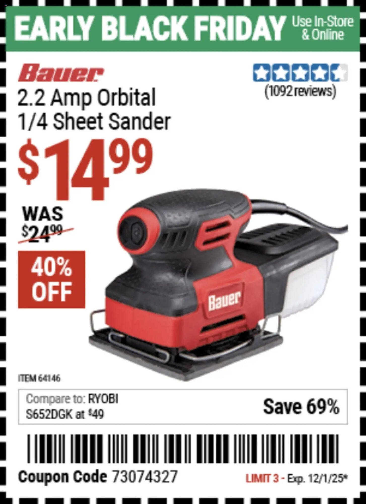 Harbor Freight Tools weekly ad (2025-11-10 - 2025-12-02) | 4