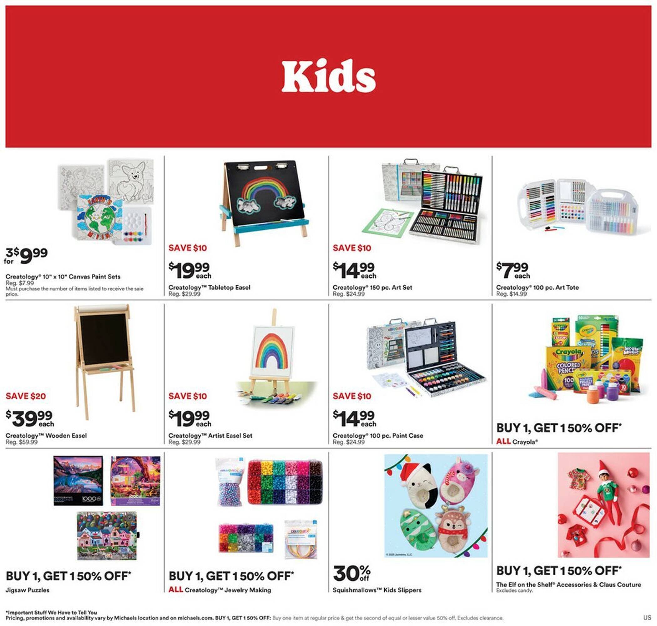 Michaels weekly ad