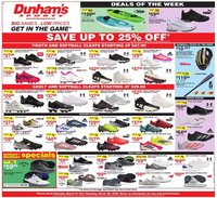 Dunham's Sports weekly ad