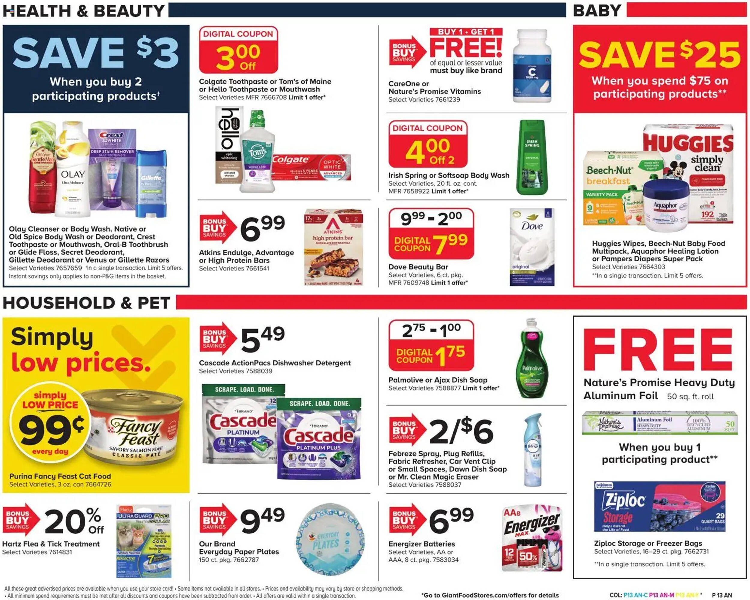 GIANT weekly ad