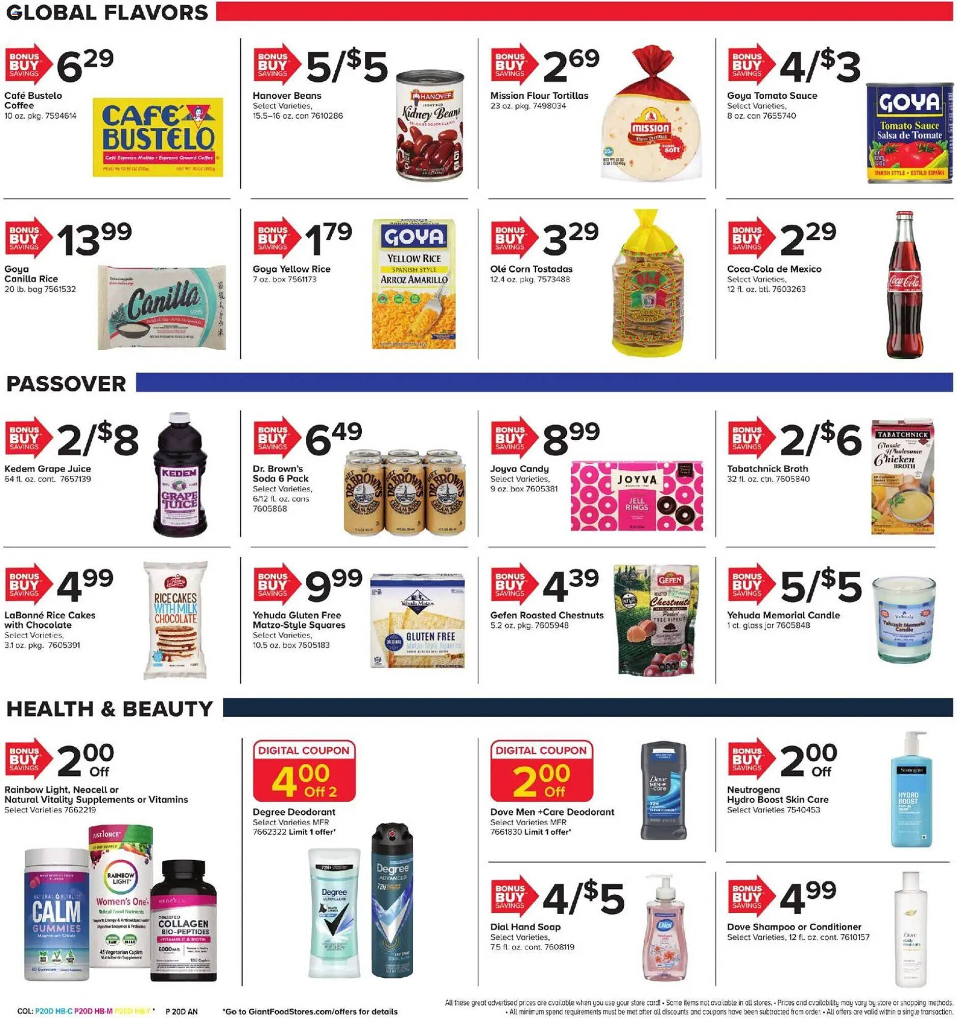 GIANT weekly ad