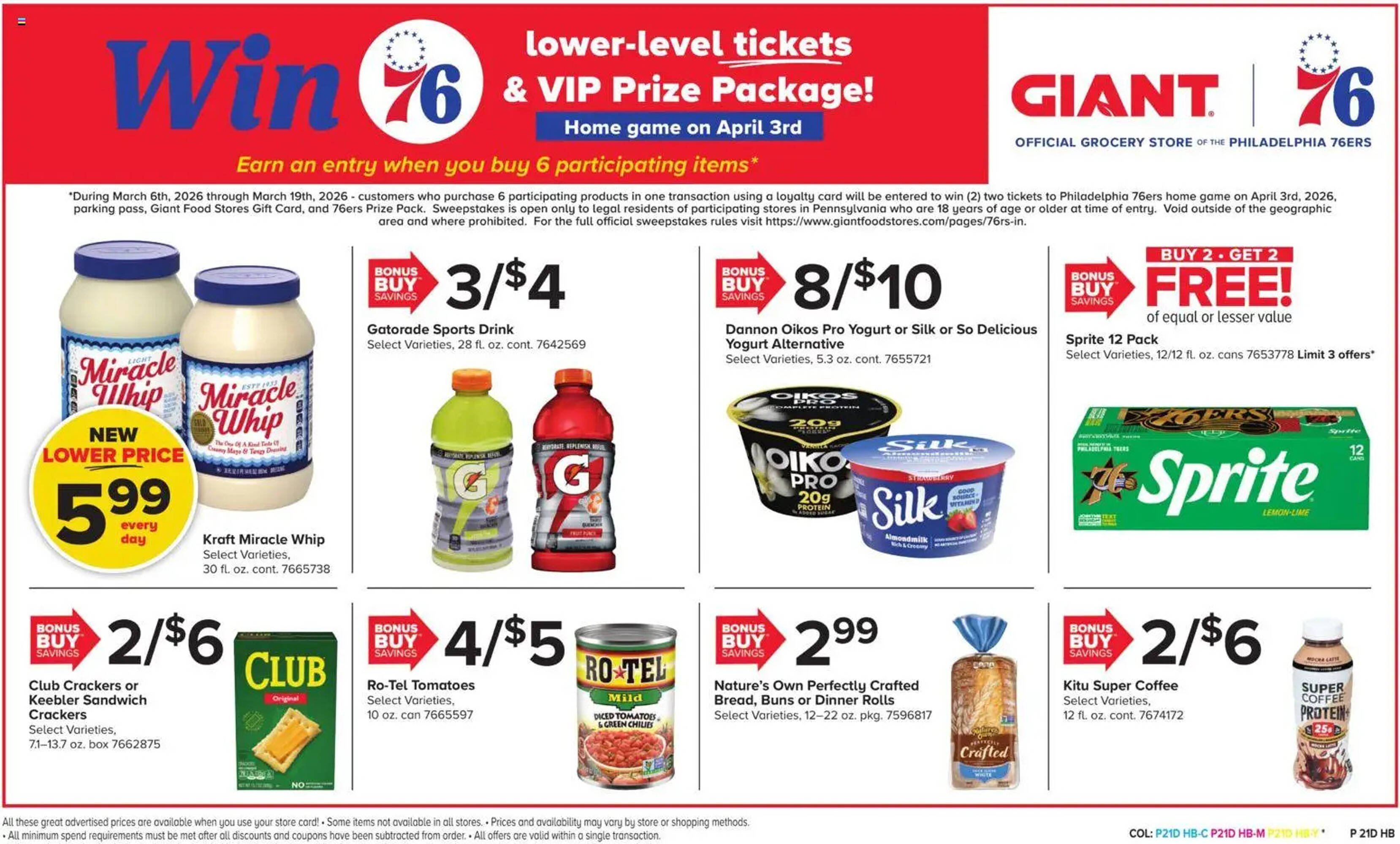 GIANT weekly ad