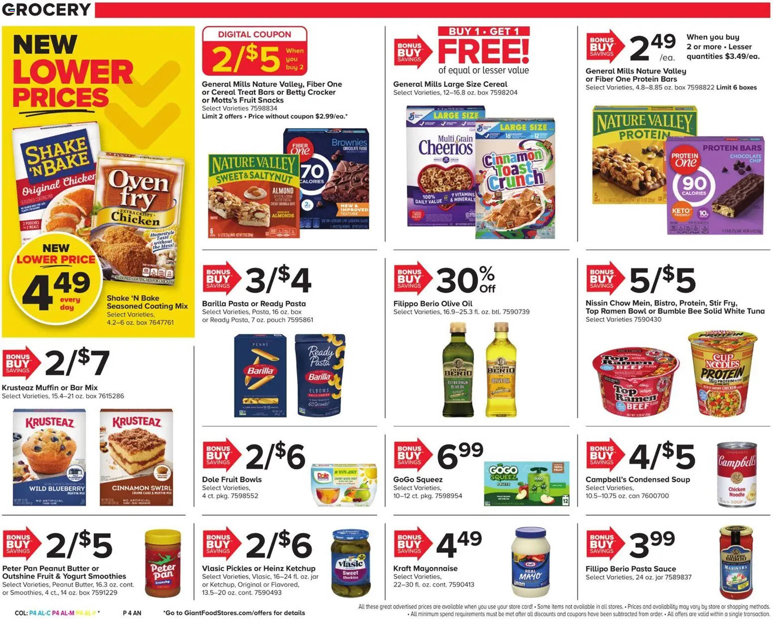 GIANT weekly ad