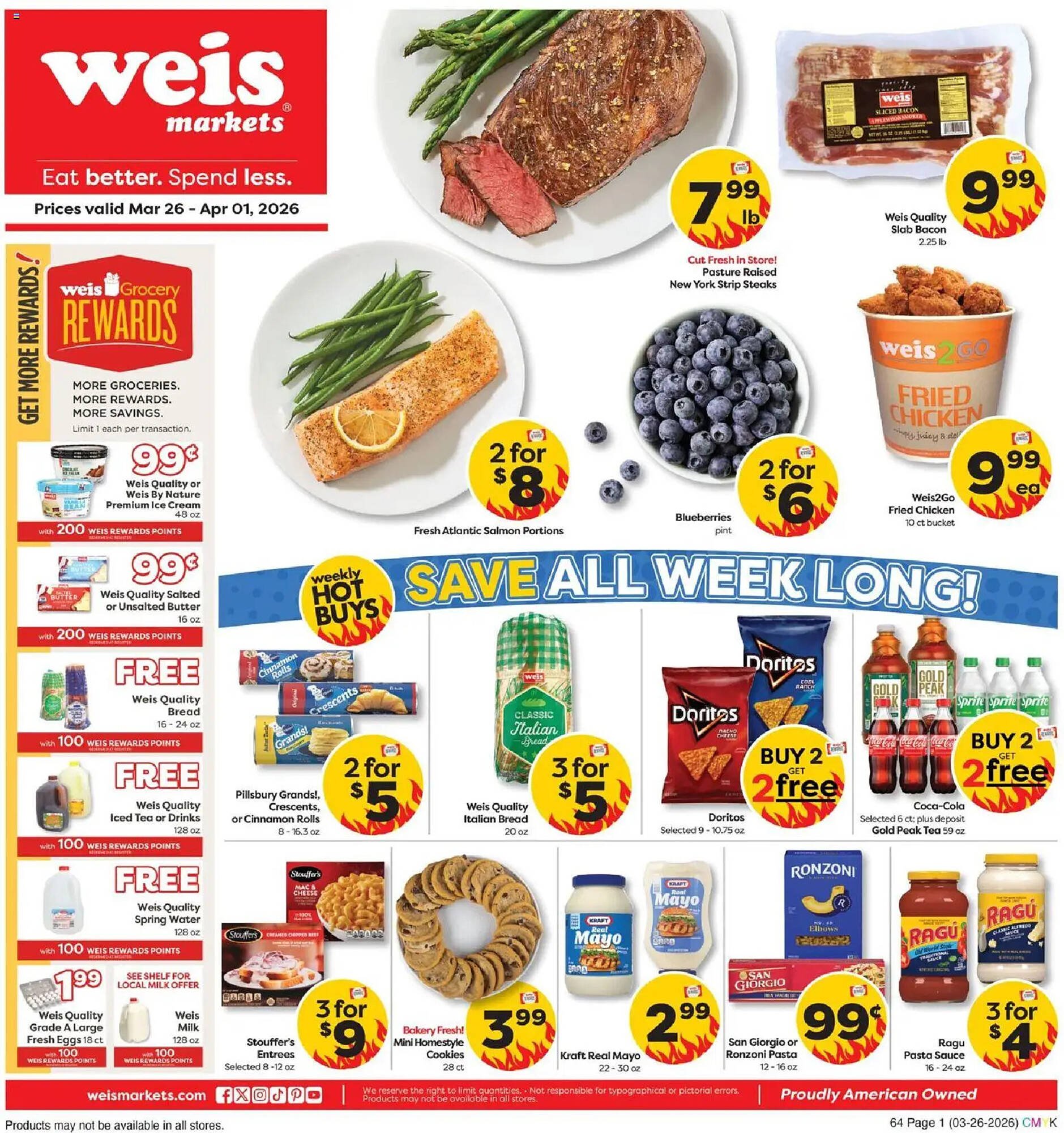 Weis Markets weekly ad