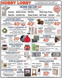 Hobby Lobby weekly ad
