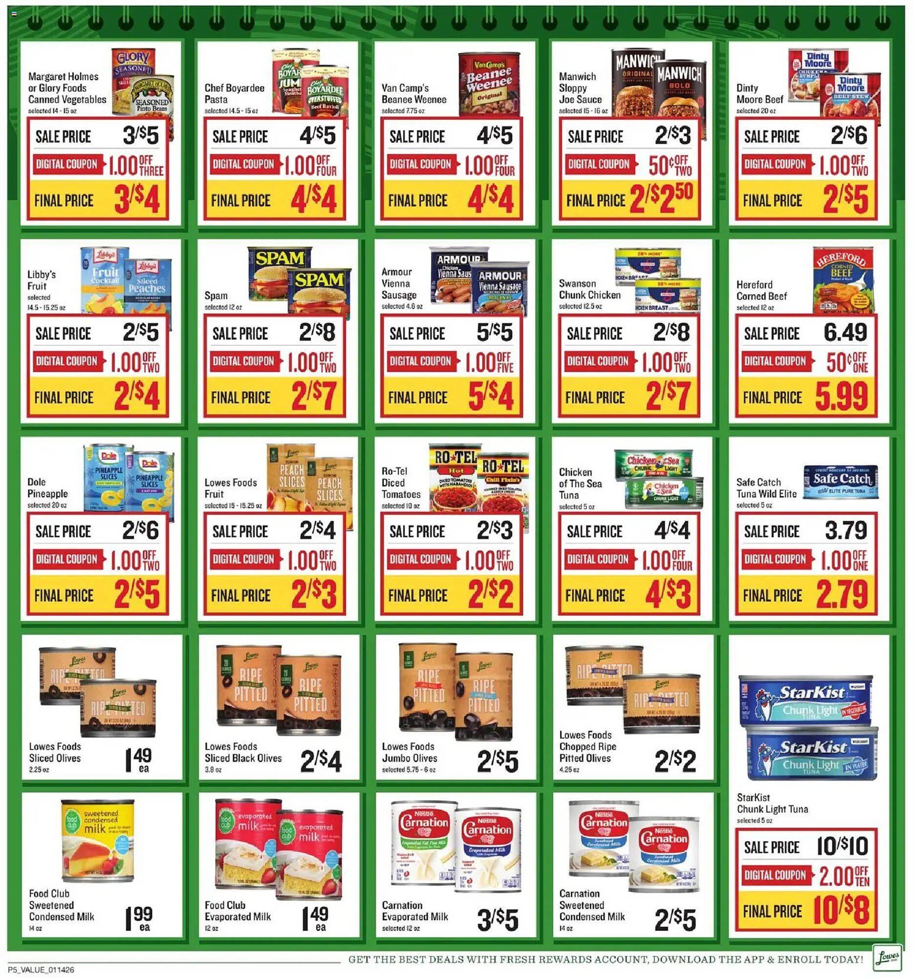 Lowes Foods weekly ad
