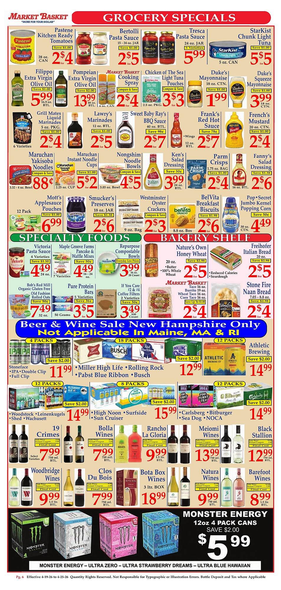 DeMoulas Market Basket weekly ad