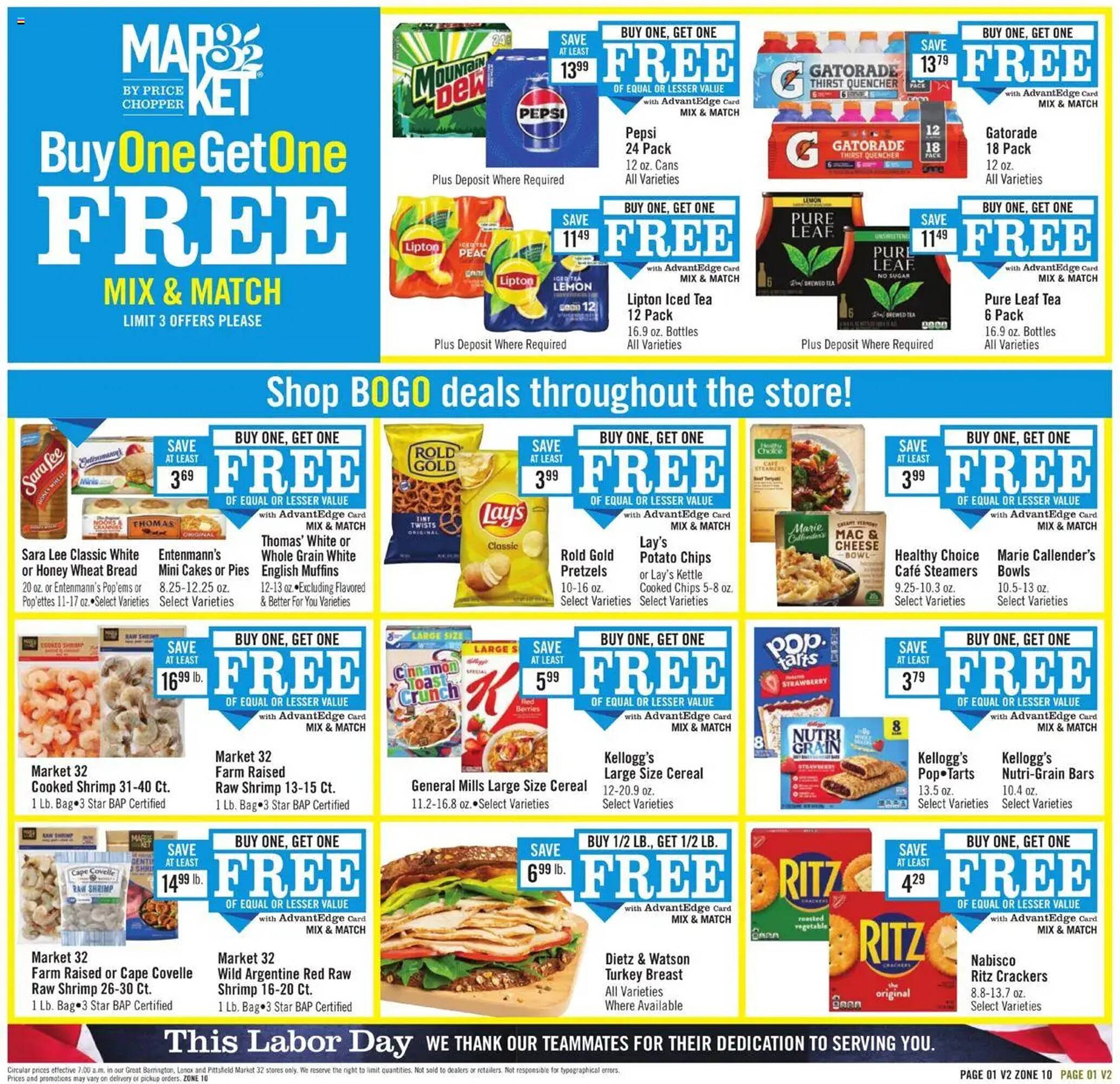 Price Chopper Weekly Ad (2025-09-01 - 2025-09-13) | 1