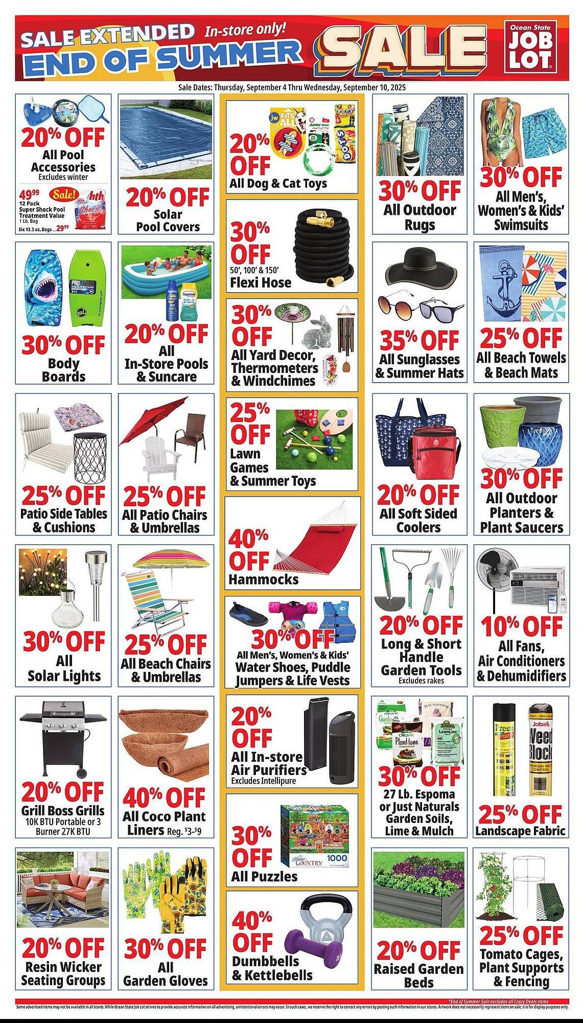 Ocean State Job Lot flyer (2025-09-04 - 2025-09-10) | 1
