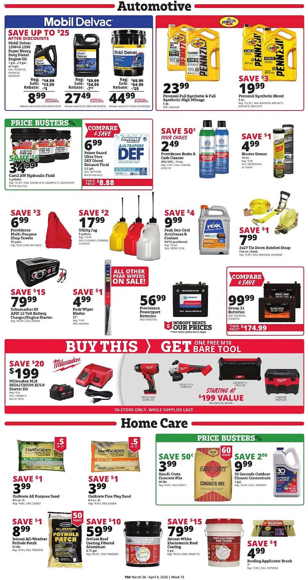 Rural King weekly ad