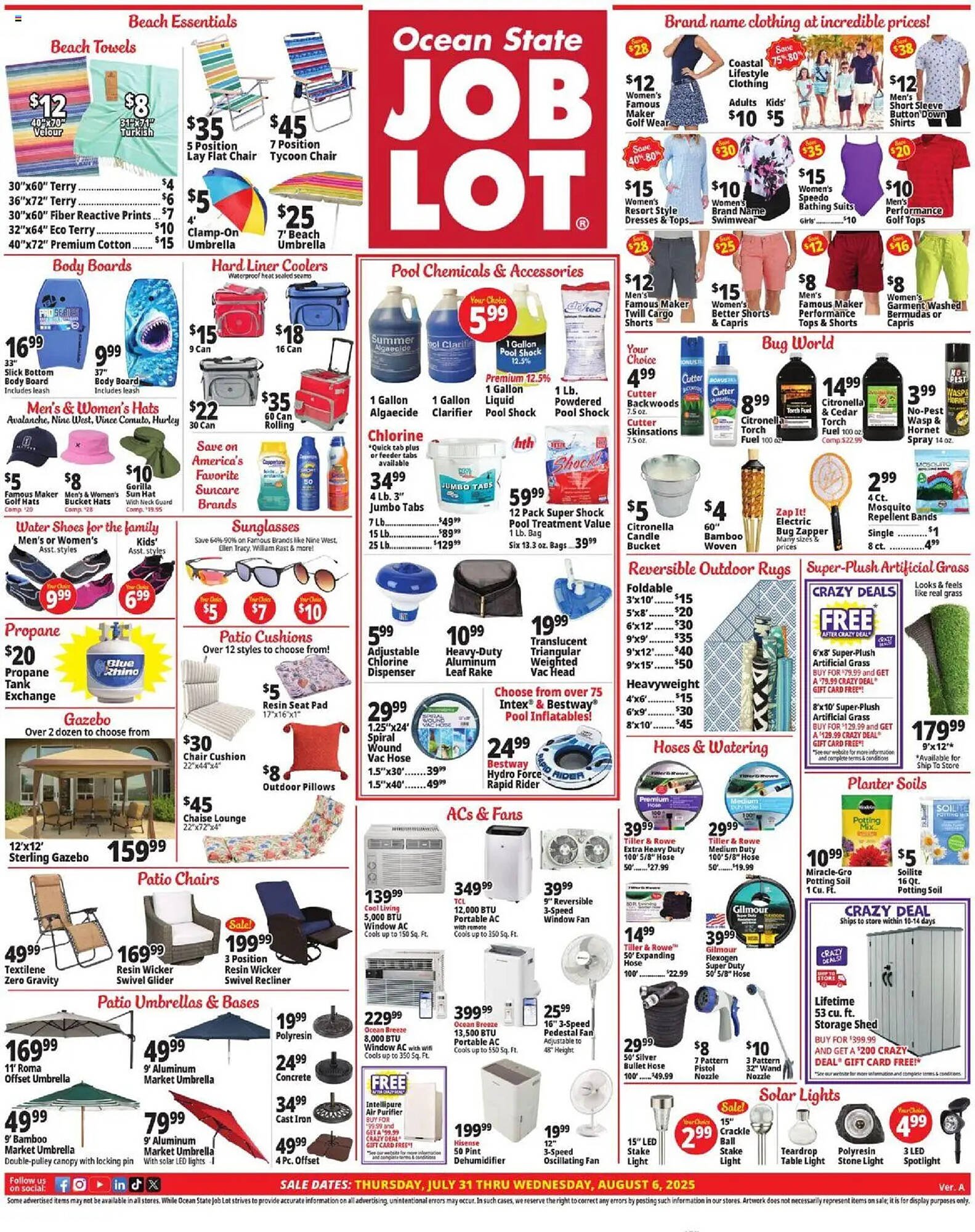 Ocean State Job Lot Weekly Ad (2025-07-31 - 2025-08-06) | 1
