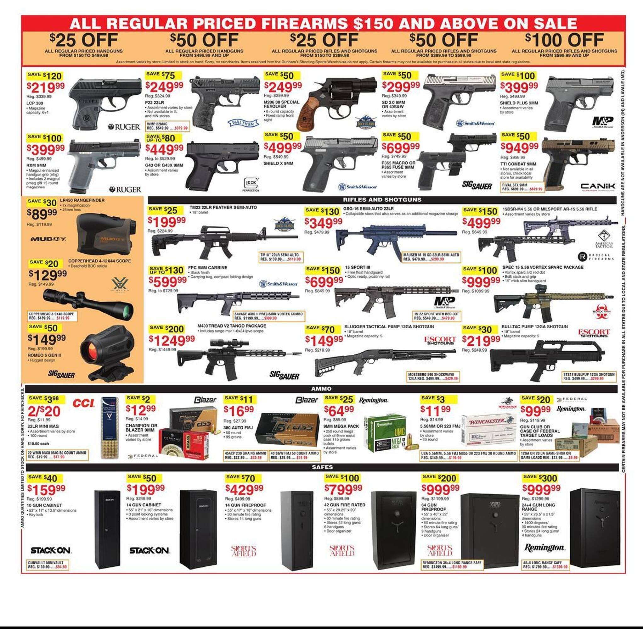 Dunham's Sports weekly ad