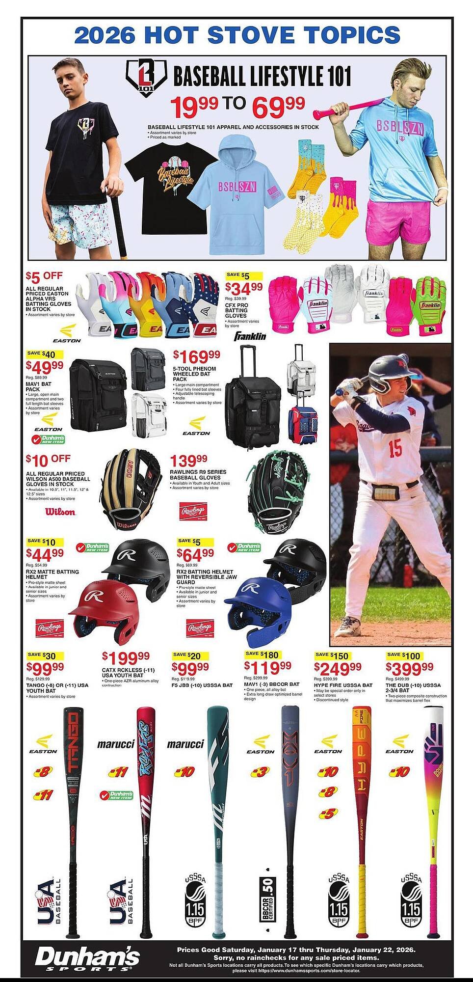 Dunham's Sports weekly ad