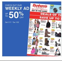 Dunham's Sports weekly ad