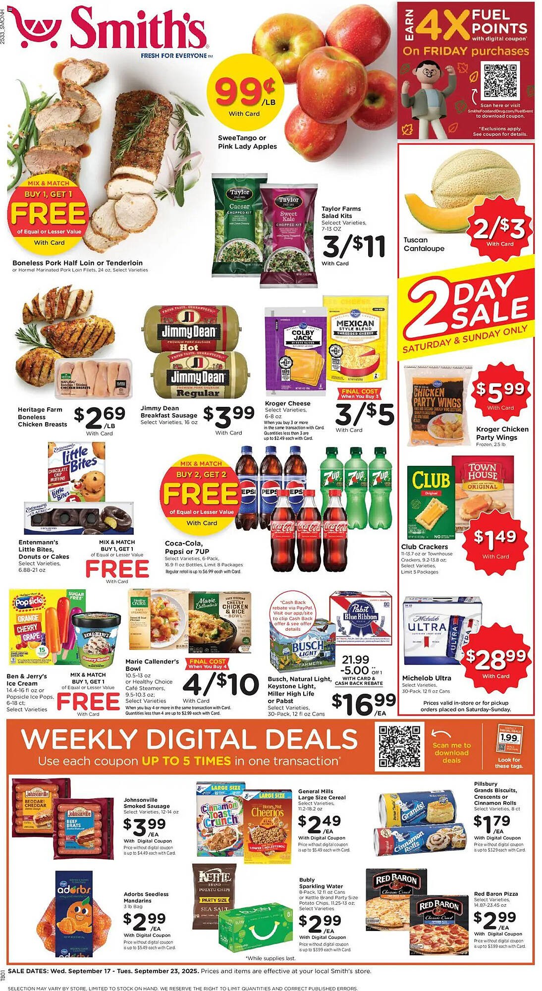 Smith&#039;s weekly ad (2025-09-17 - 2025-09-23) | 1