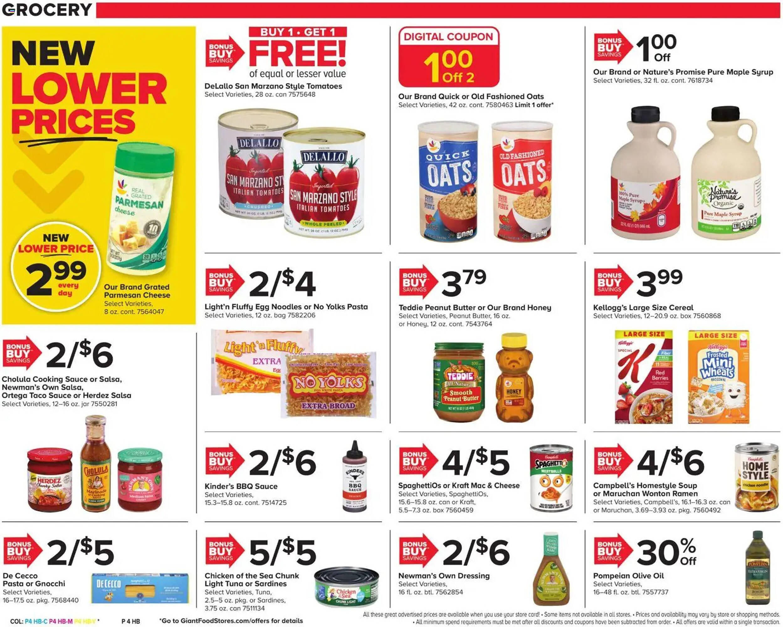 GIANT weekly ad
