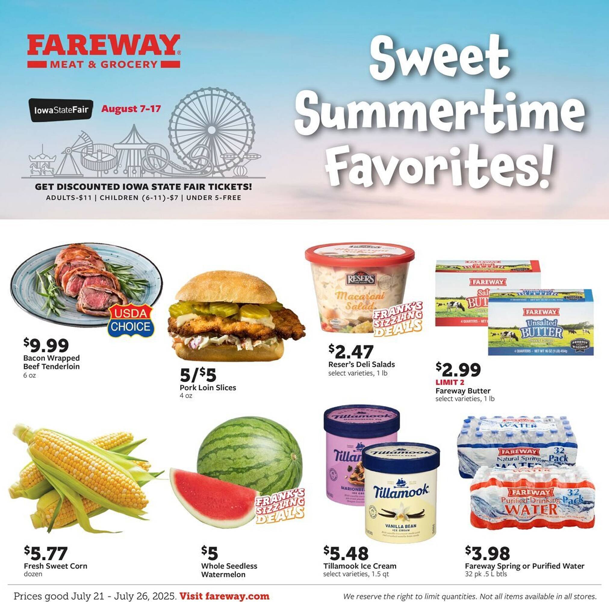 Fareway Weekly Ad (2025-07-20 - 2025-07-26) | 1