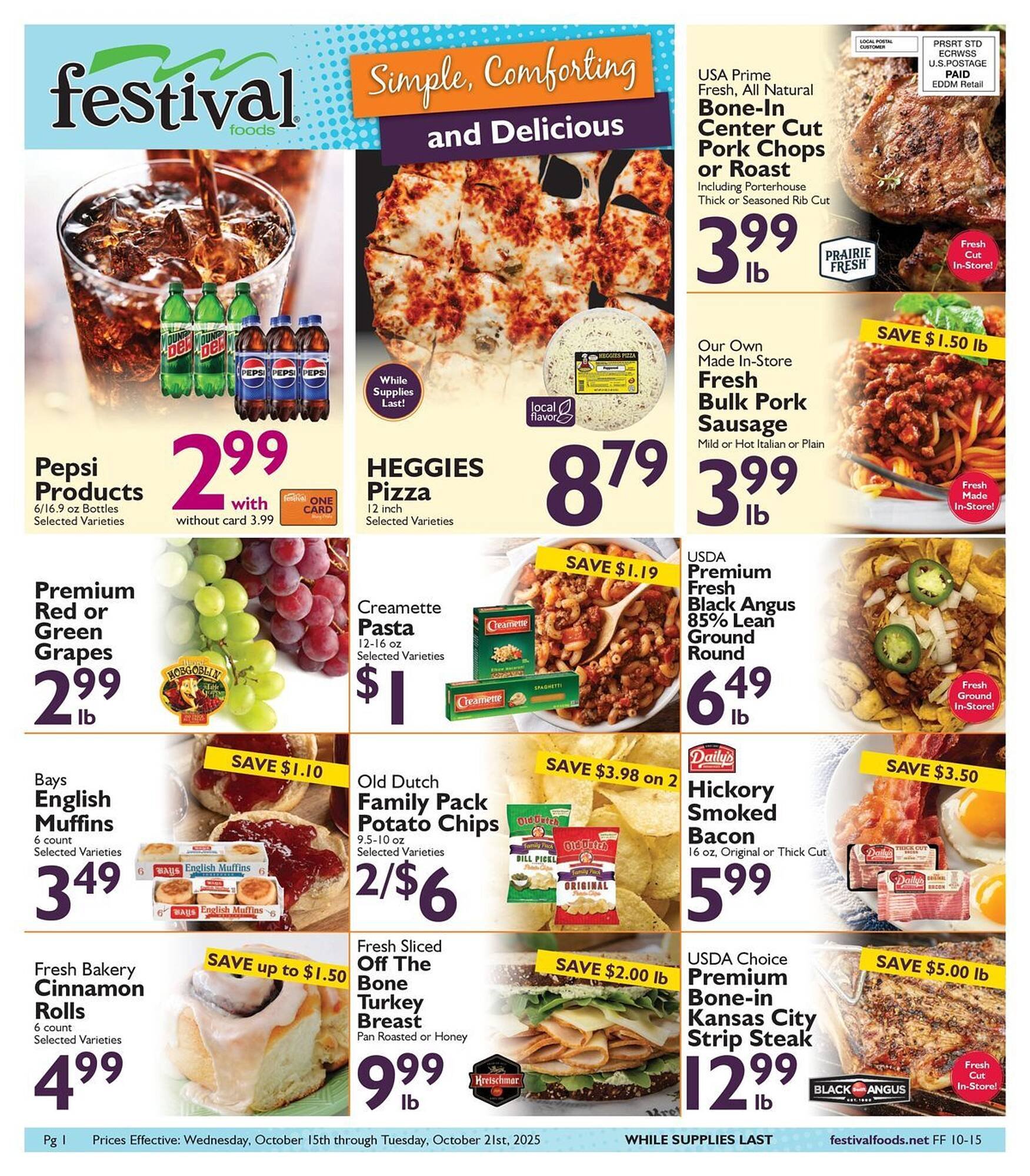 Festival Foods weekly ad (2025-10-15 - 2025-10-21) | 1