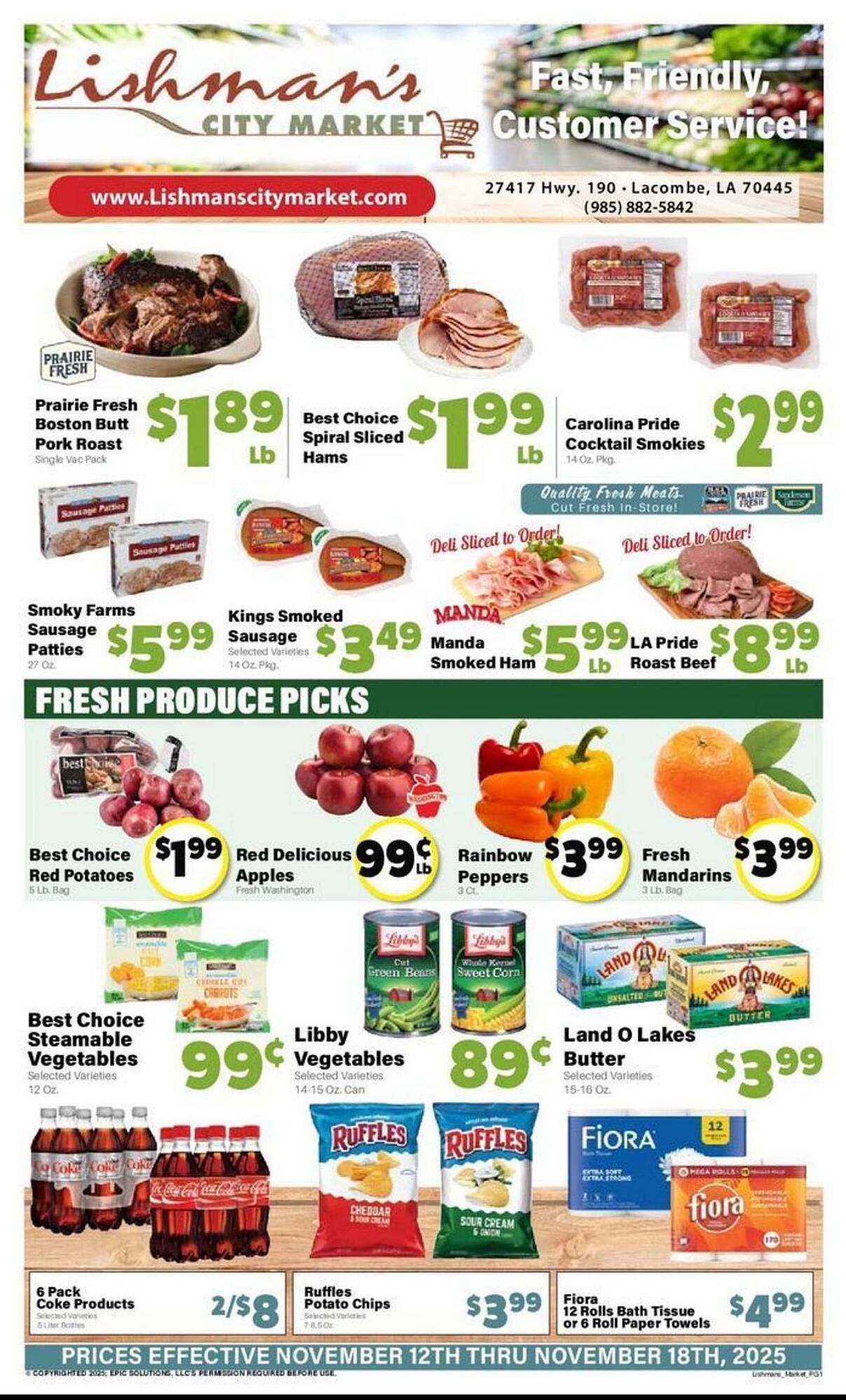 Lishman&#039;s City Market weekly ad (2025-11-12 - 2025-11-18) | 1