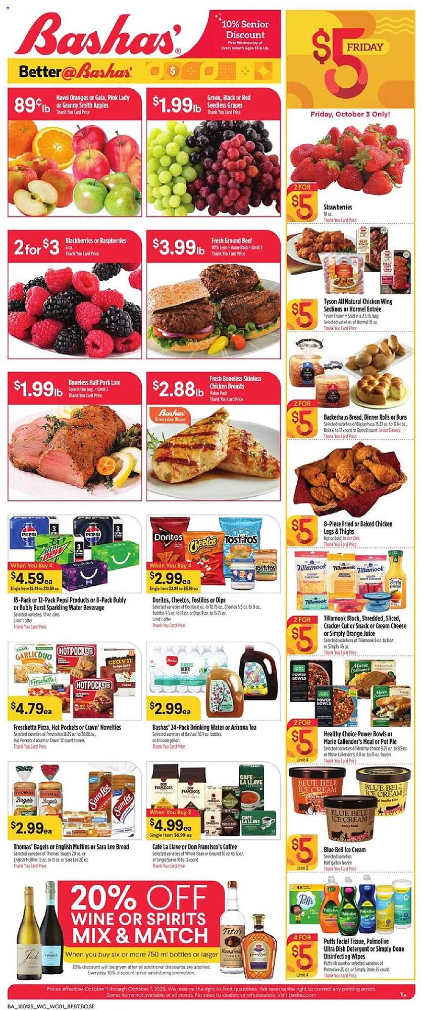 Bashas&#039; weekly ad (2025-10-01 - 2025-10-07) | 1
