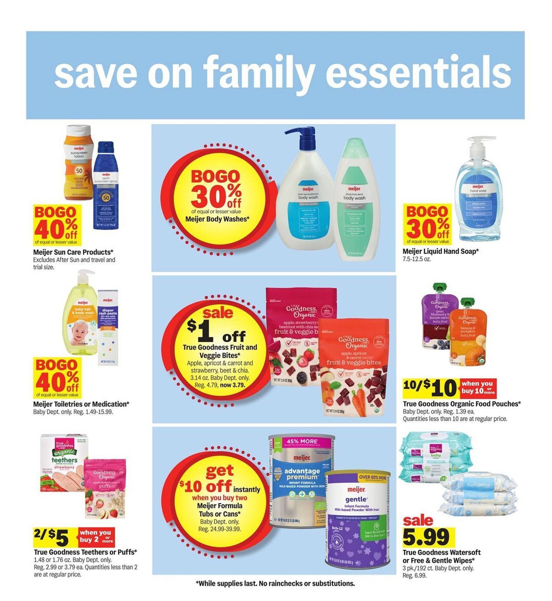 Meijer weekly ad