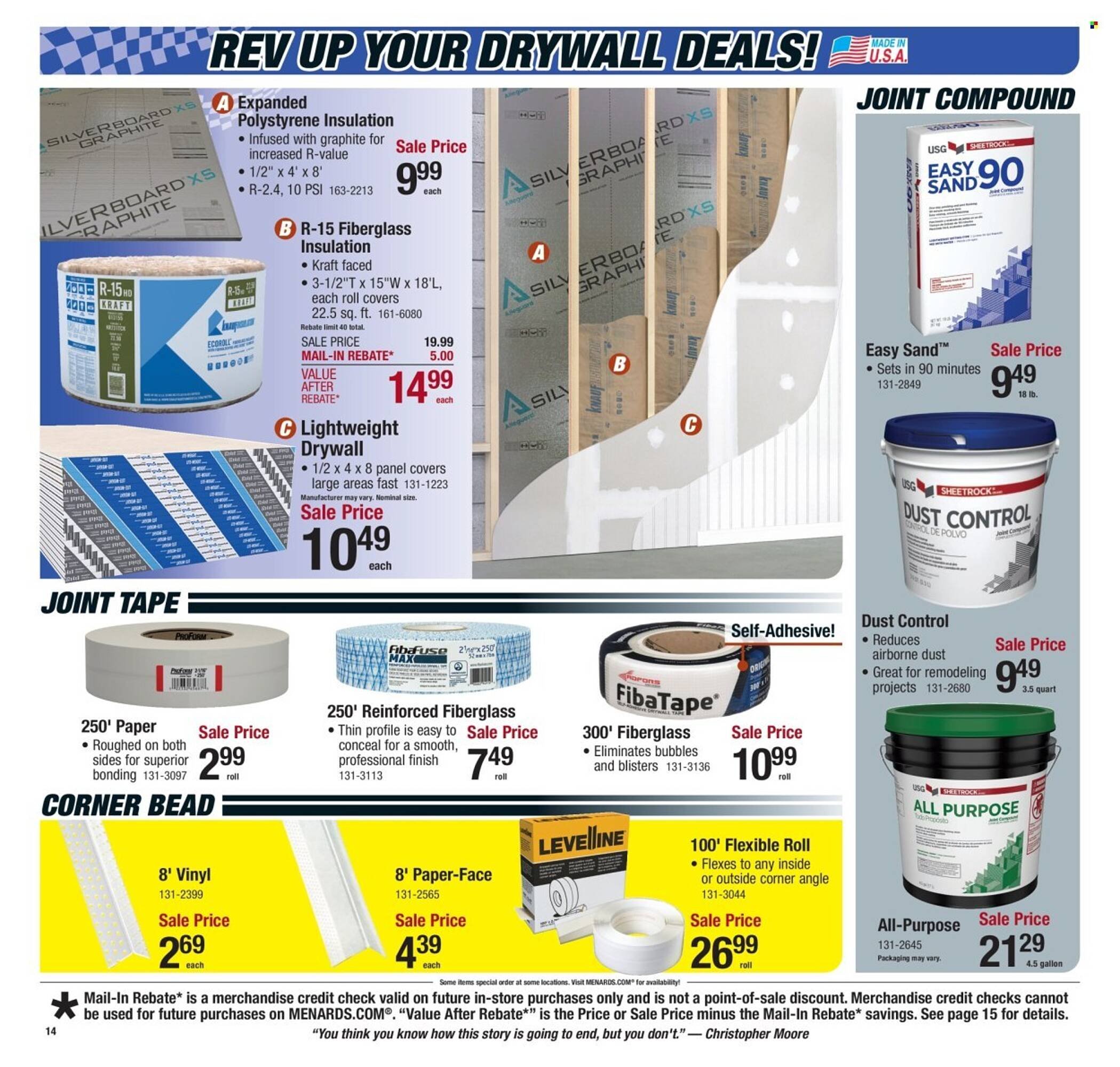 Menards weekly ad