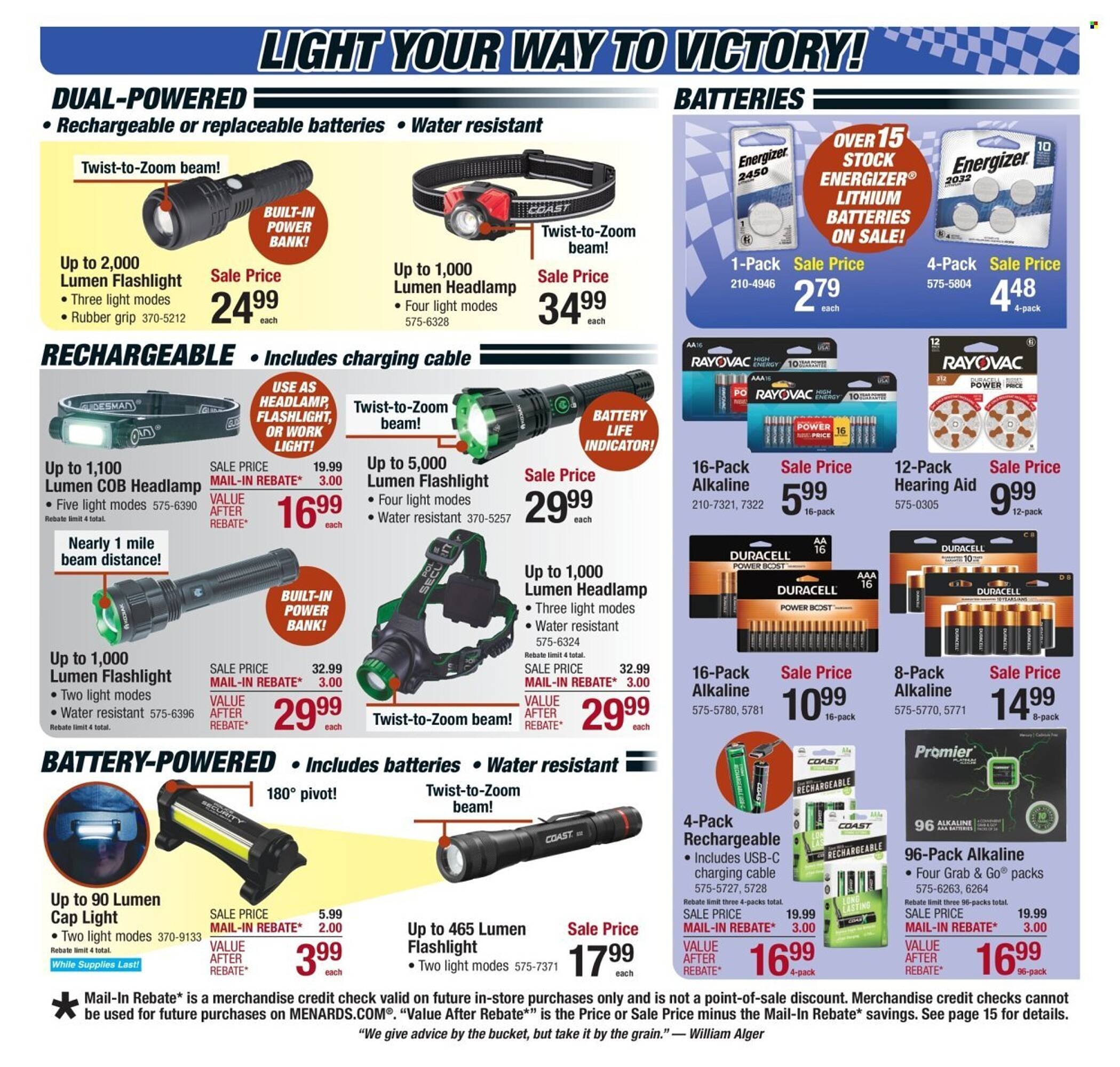 Menards weekly ad