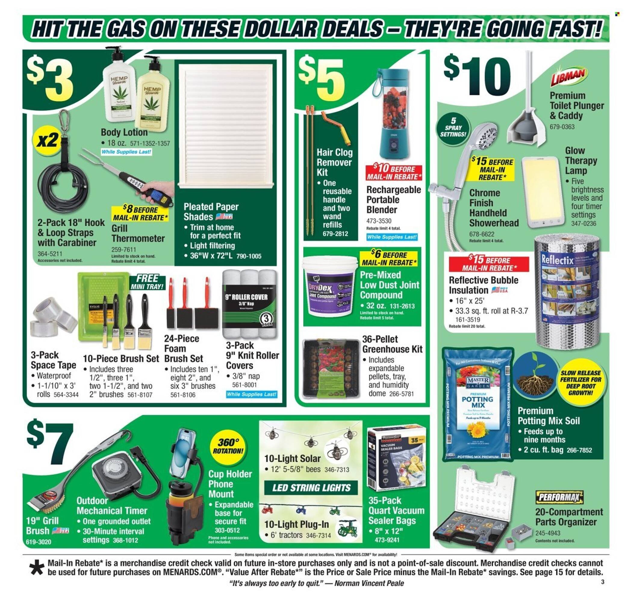Menards weekly ad