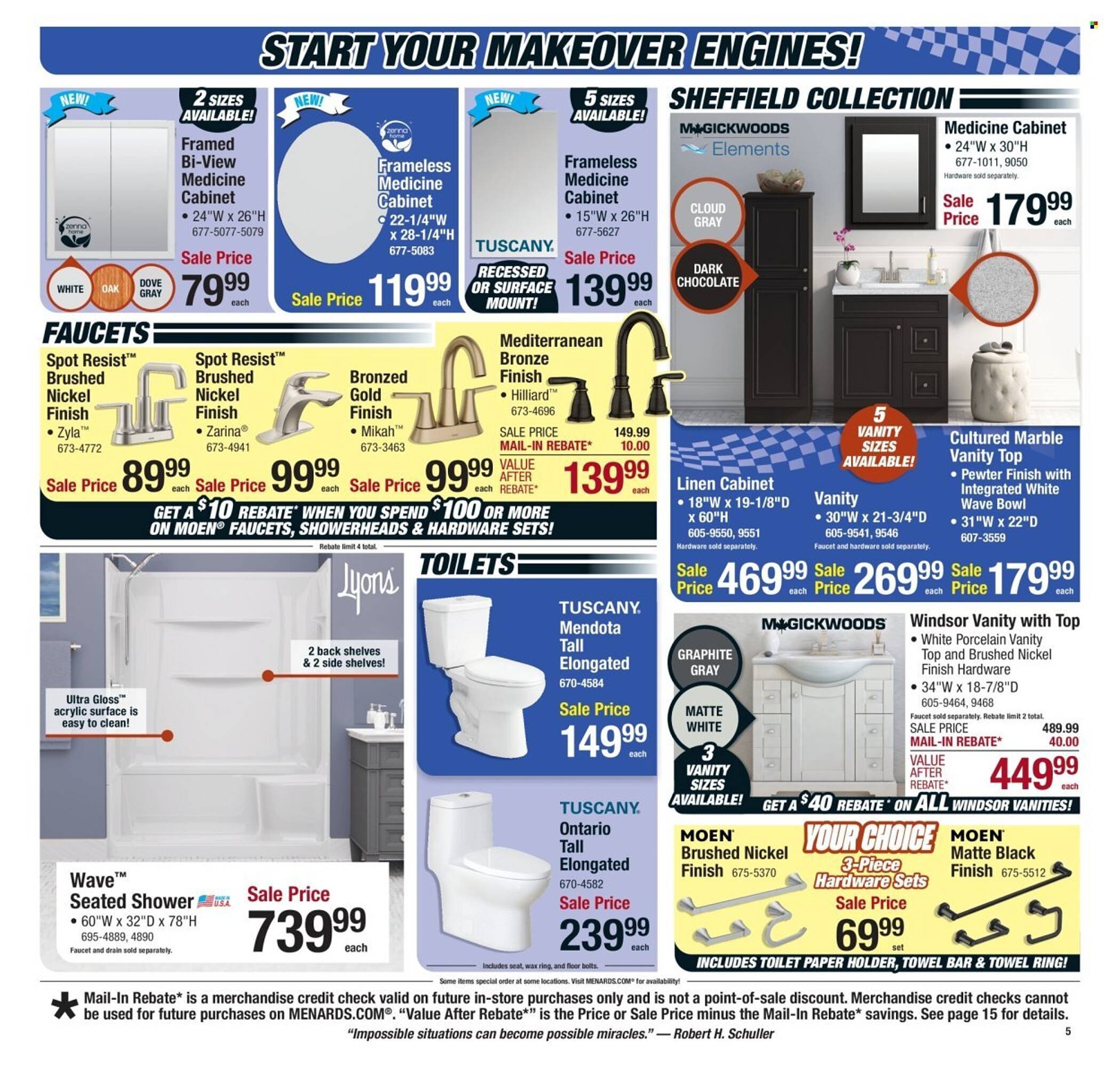 Menards weekly ad