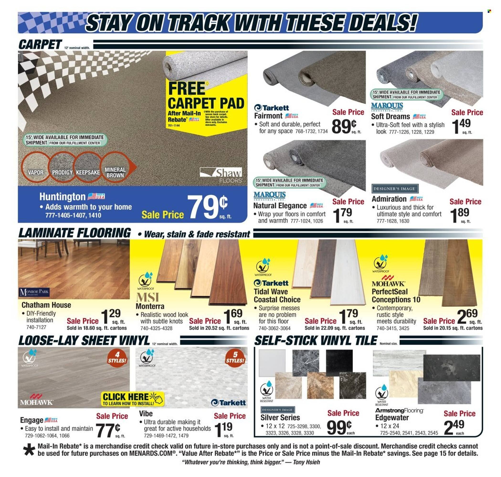Menards weekly ad
