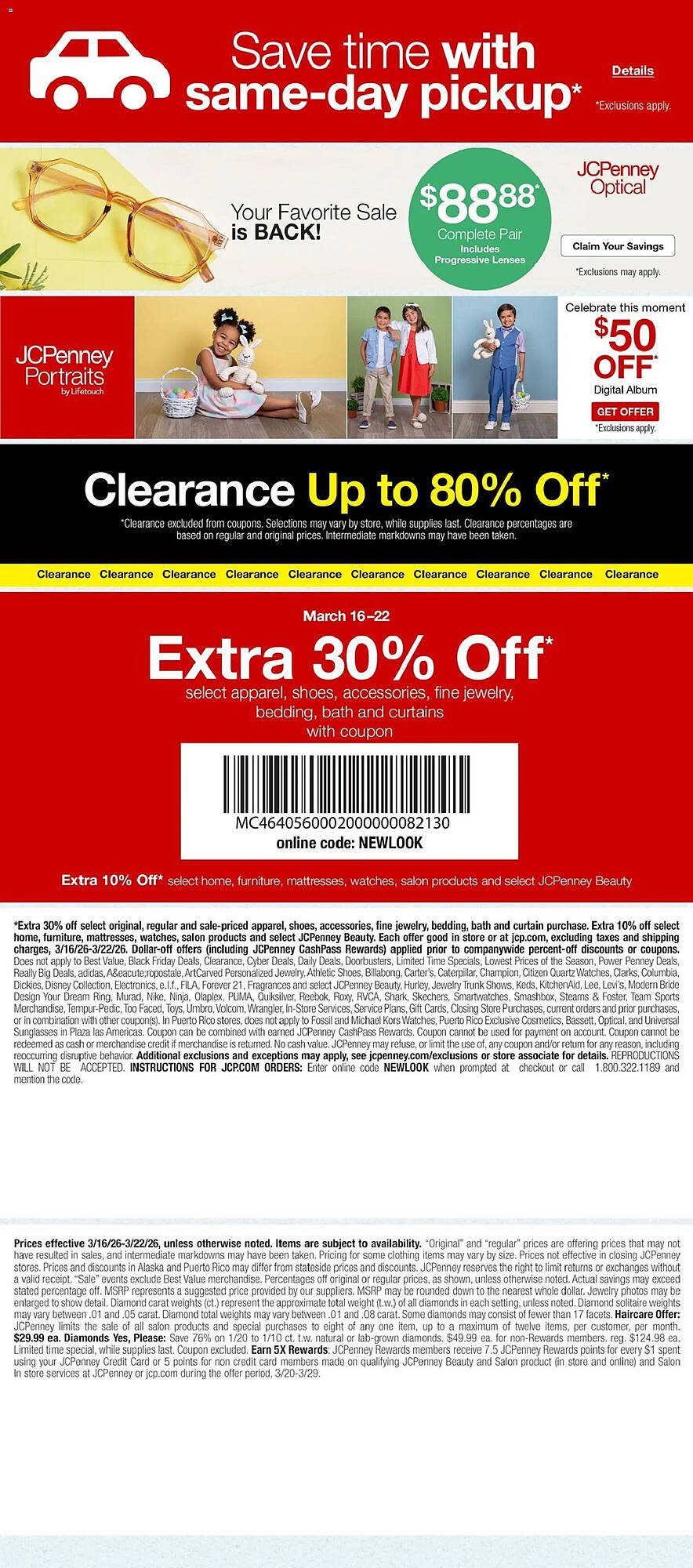 JC Penney weekly ad