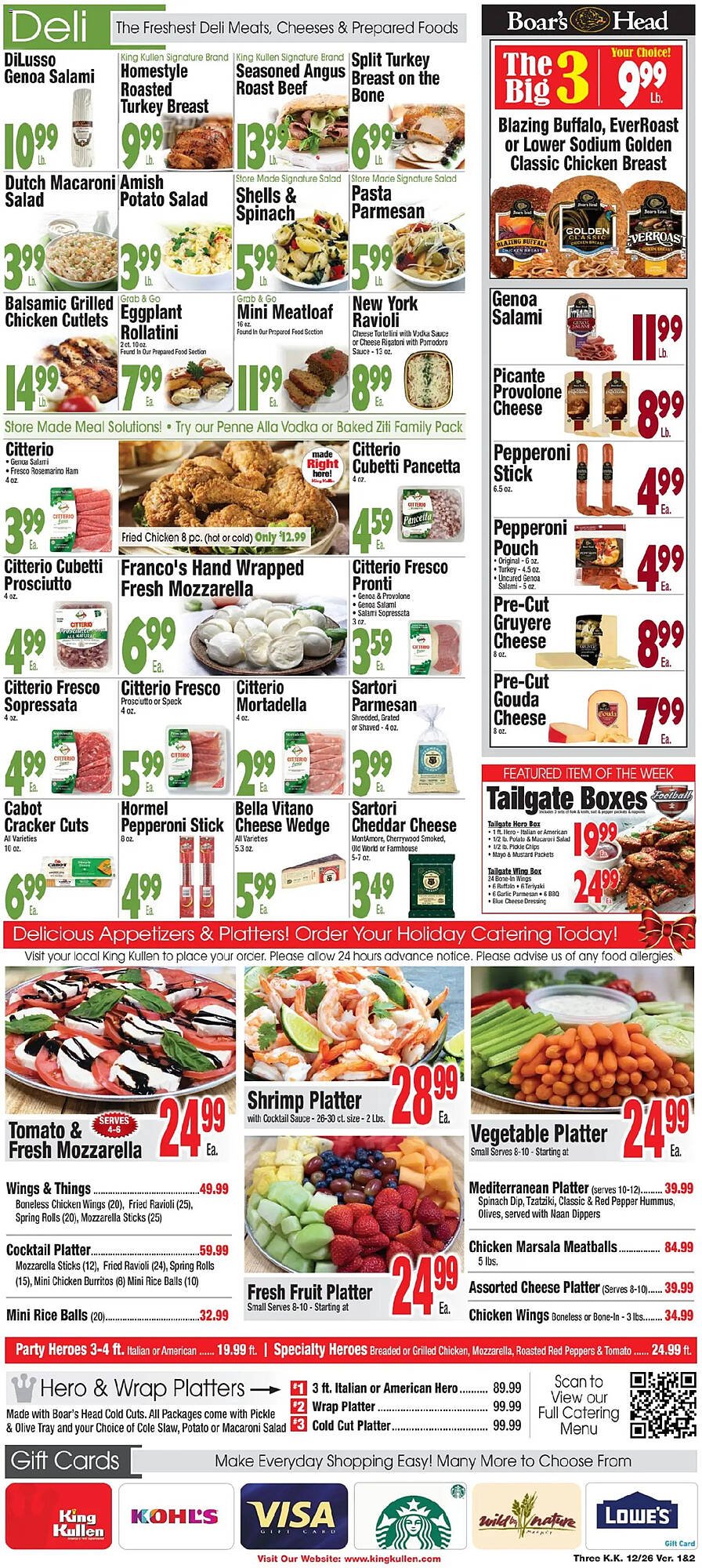 King Kullen weekly ad