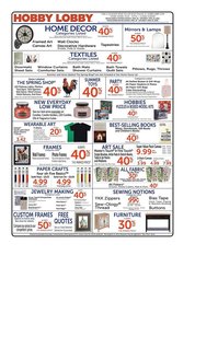 Hobby Lobby weekly ad