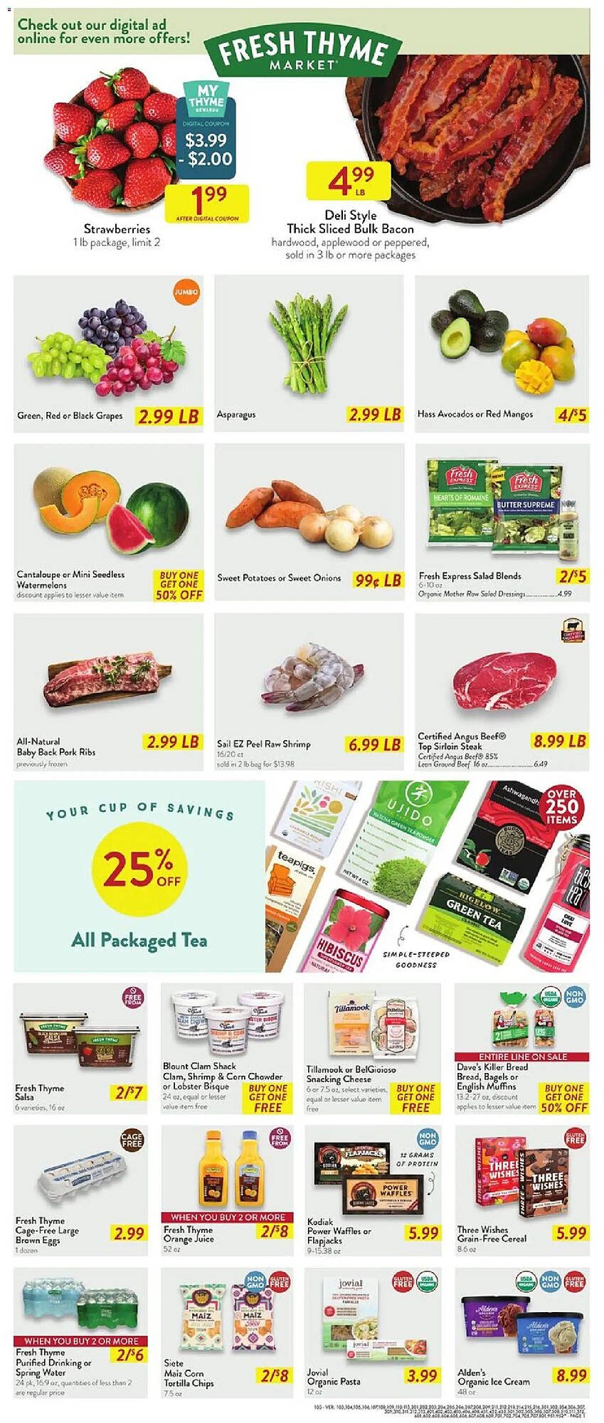 Fresh Thyme weekly ad