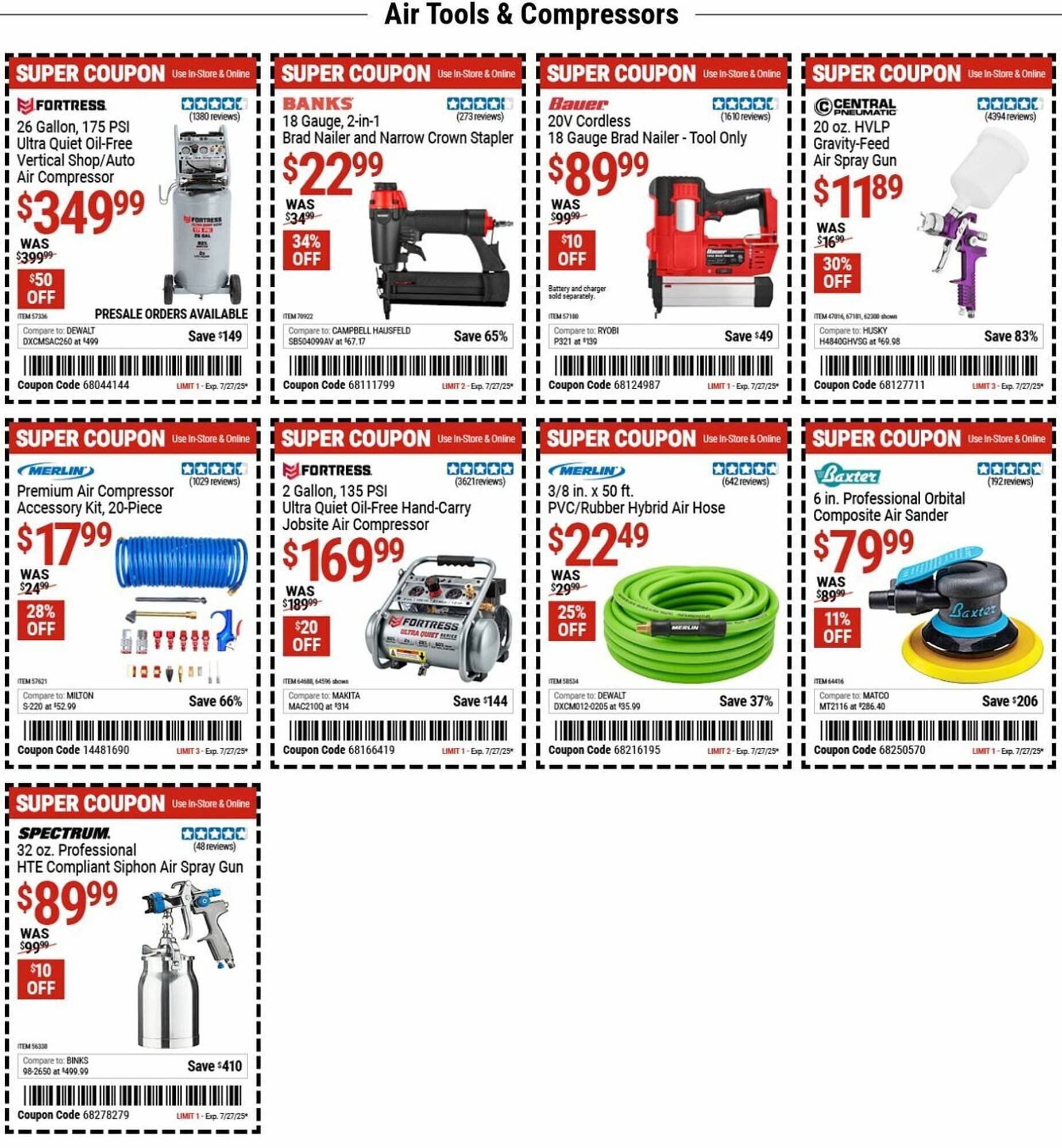 Harbor Freight Tools Weekly Ad (2025-07-21 - 2025-07-30) | 1