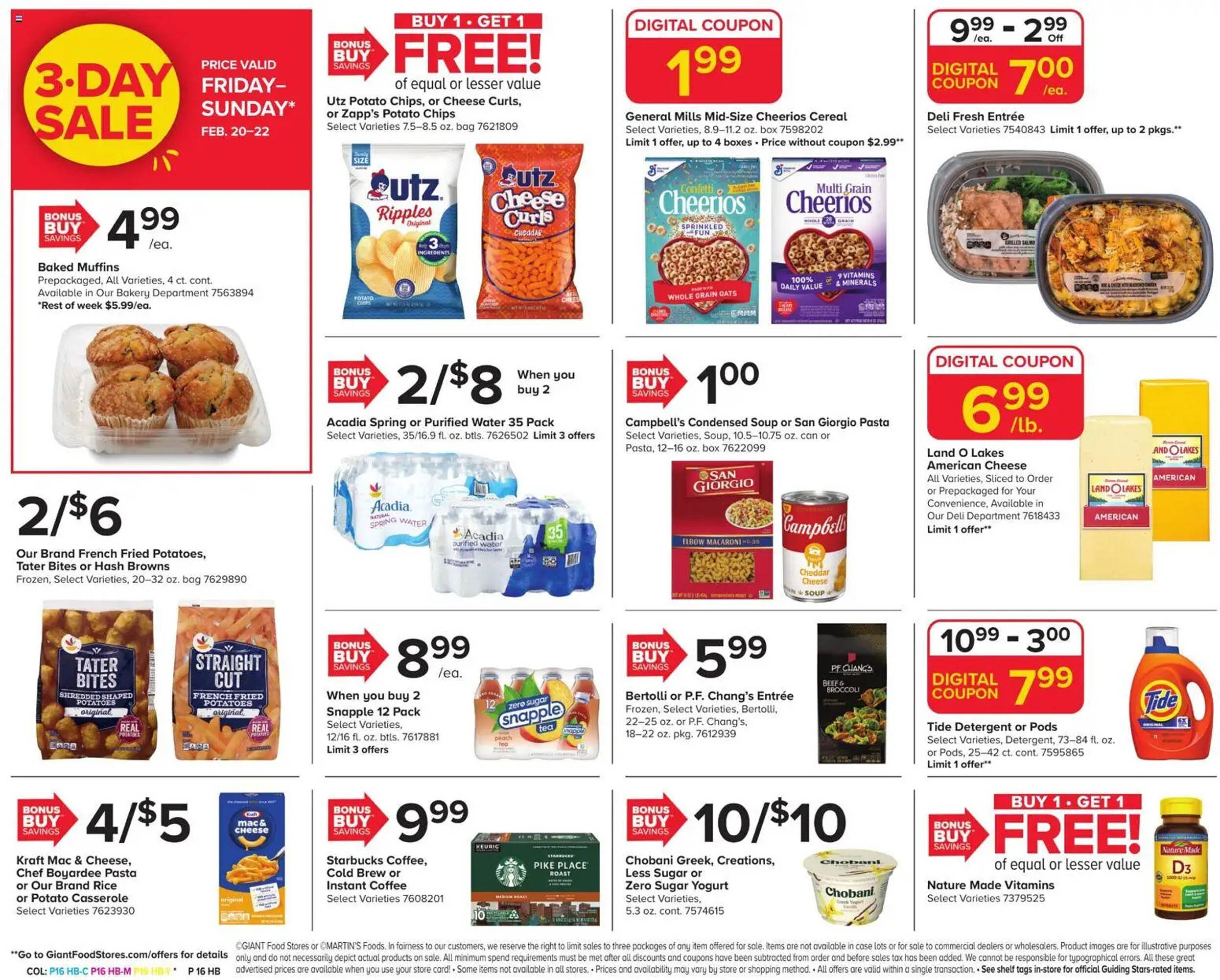 GIANT weekly ad