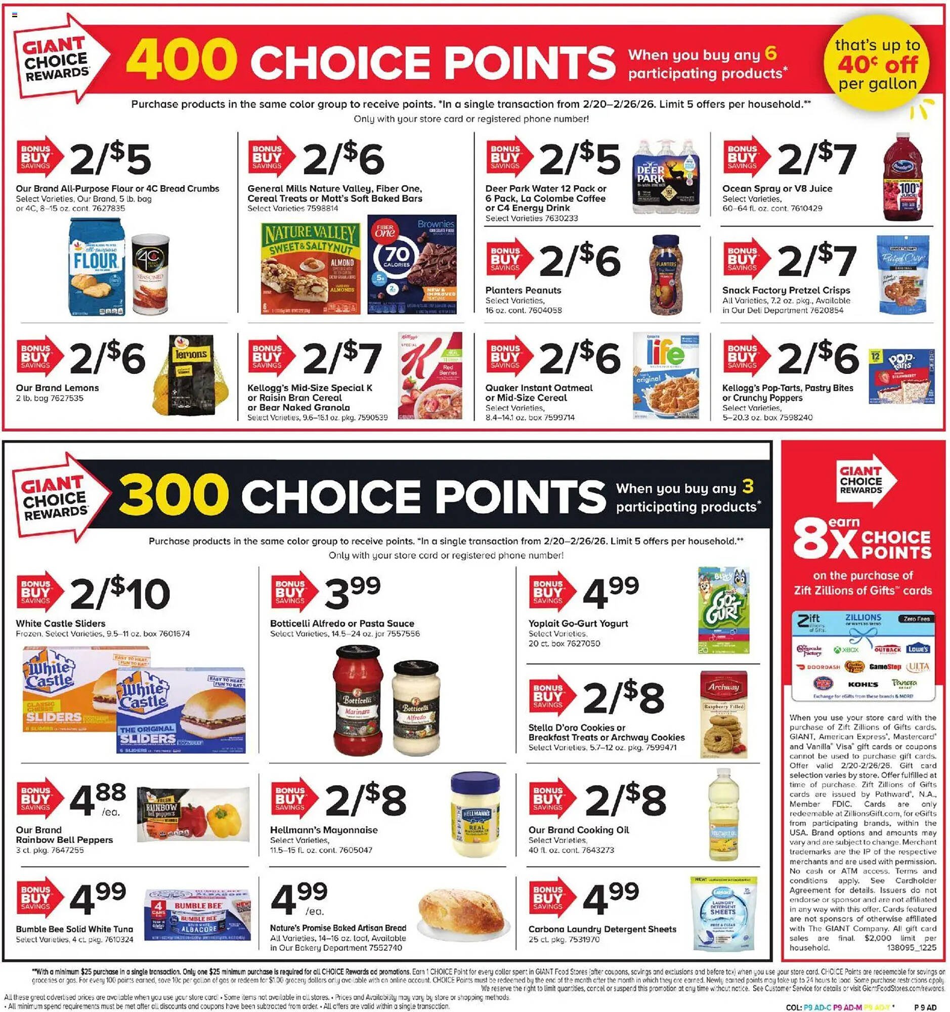 GIANT weekly ad