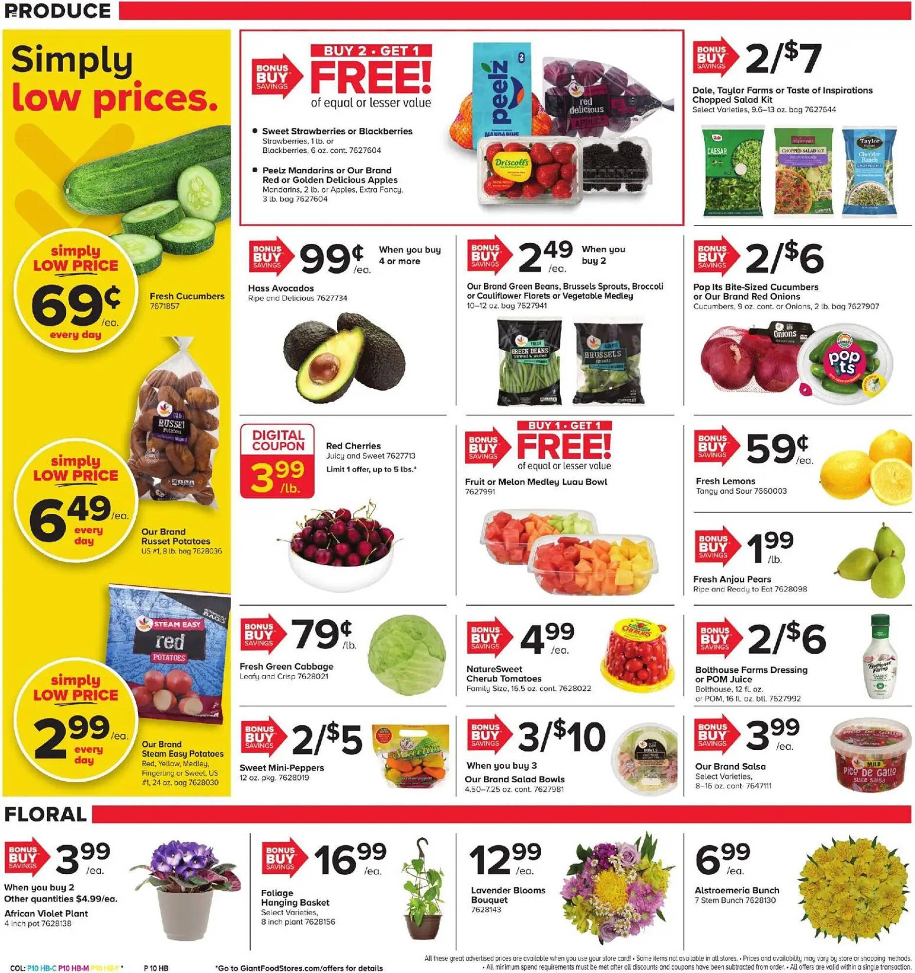 GIANT weekly ad