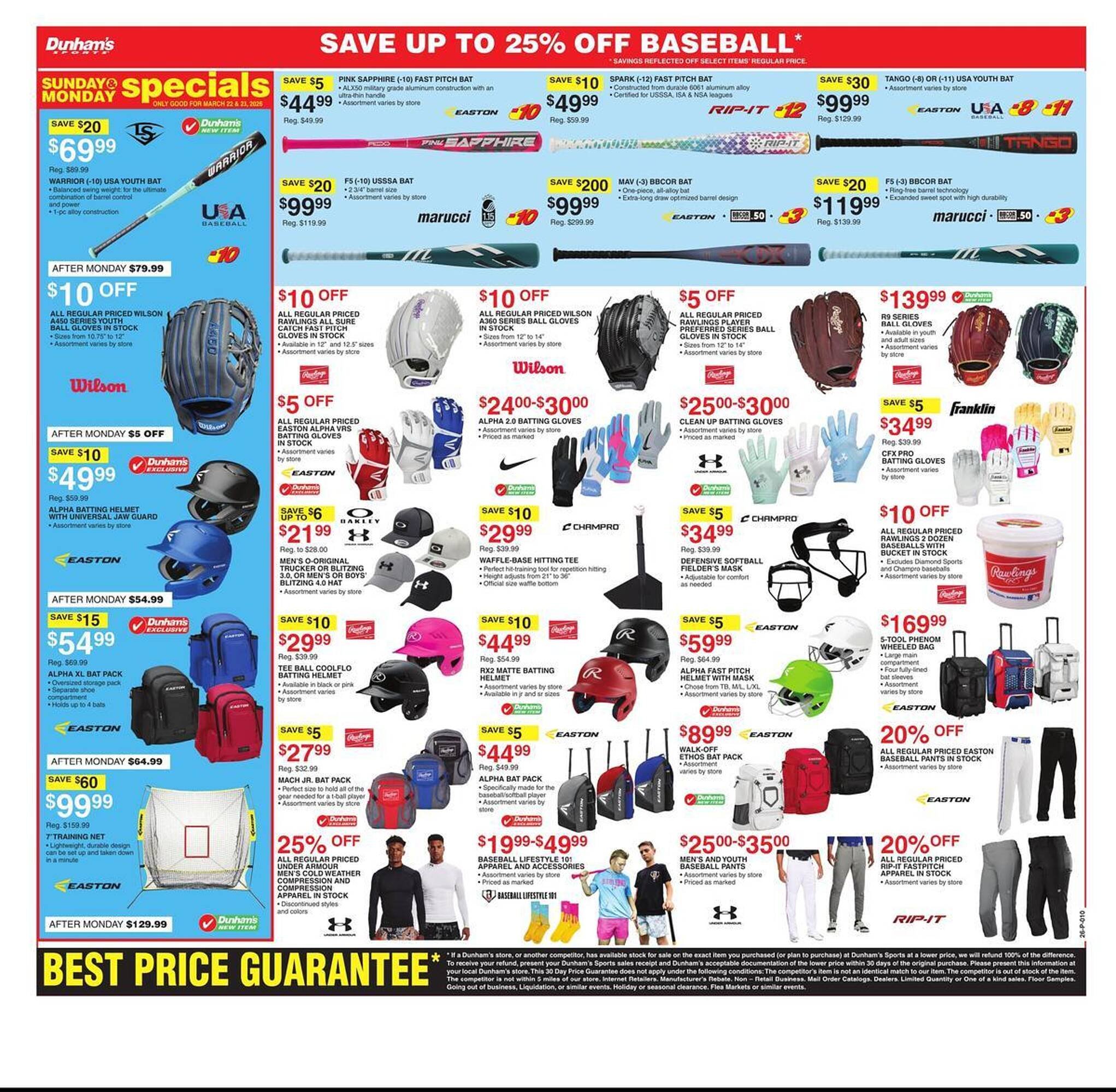 Dunham's Sports weekly ad